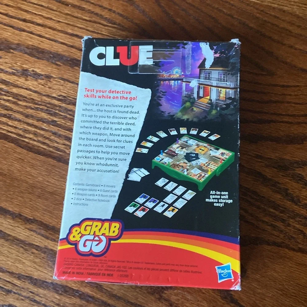 Hasbro game clue